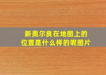 新奥尔良在地图上的位置是什么样的呢图片