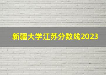 新疆大学江苏分数线2023