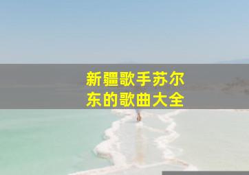 新疆歌手苏尔东的歌曲大全