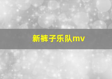 新裤子乐队mv