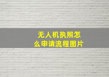 无人机执照怎么申请流程图片