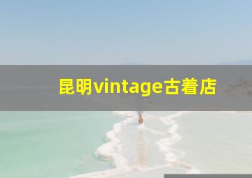 昆明vintage古着店