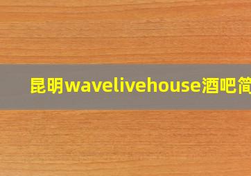 昆明wavelivehouse酒吧简介