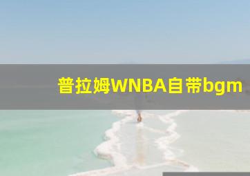 普拉姆WNBA自带bgm