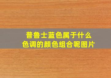 普鲁士蓝色属于什么色调的颜色组合呢图片