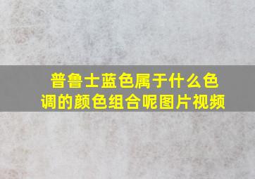 普鲁士蓝色属于什么色调的颜色组合呢图片视频