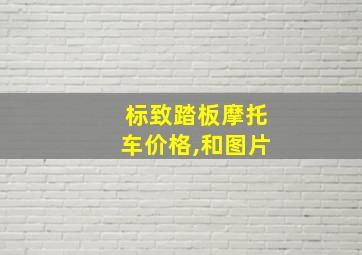 标致踏板摩托车价格,和图片