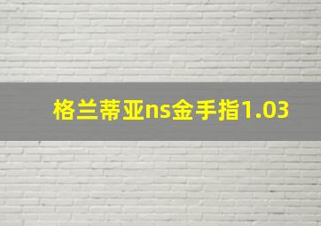 格兰蒂亚ns金手指1.03