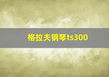 格拉夫钢琴ts300