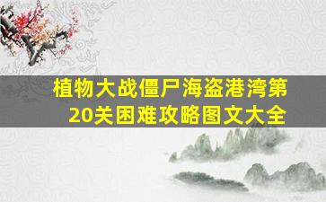 植物大战僵尸海盗港湾第20关困难攻略图文大全