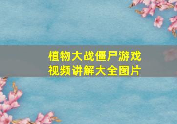 植物大战僵尸游戏视频讲解大全图片