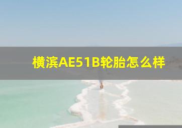 横滨AE51B轮胎怎么样