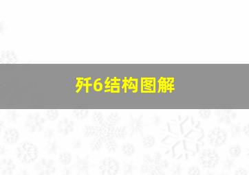 歼6结构图解