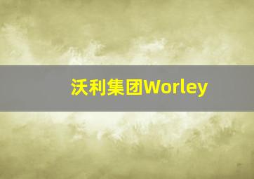 沃利集团Worley