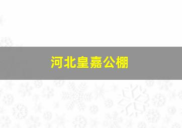 河北皇嘉公棚