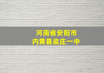 河南省安阳市内黄县梁庄一中