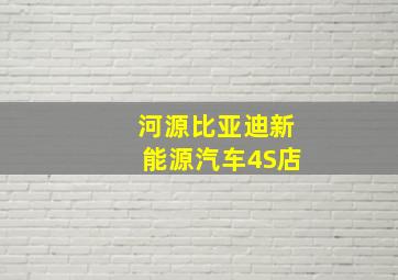 河源比亚迪新能源汽车4S店