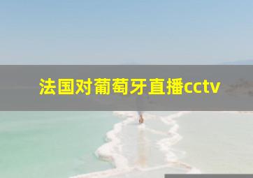 法国对葡萄牙直播cctv