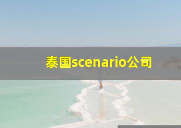 泰国scenario公司