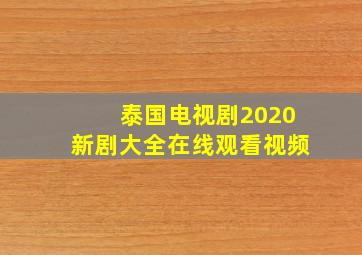 泰国电视剧2020新剧大全在线观看视频