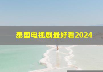 泰国电视剧最好看2024