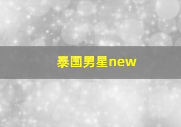 泰国男星new