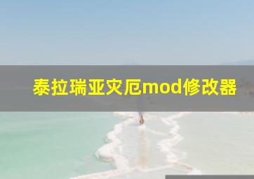 泰拉瑞亚灾厄mod修改器