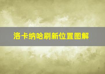 洛卡纳哈刷新位置图解