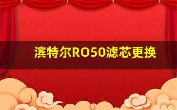 滨特尔RO50滤芯更换