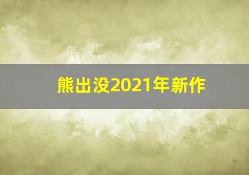 熊出没2021年新作