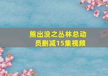 熊出没之丛林总动员删减15集视频