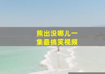 熊出没哪儿一集最搞笑视频