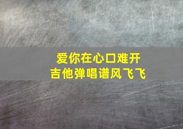 爱你在心口难开吉他弹唱谱风飞飞