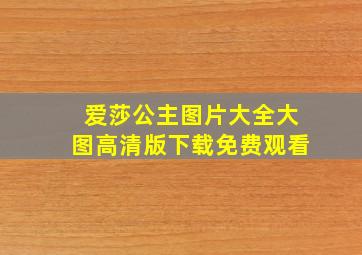 爱莎公主图片大全大图高清版下载免费观看