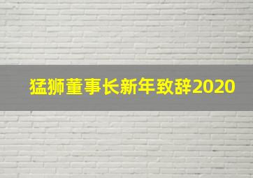 猛狮董事长新年致辞2020