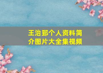 王治郅个人资料简介图片大全集视频