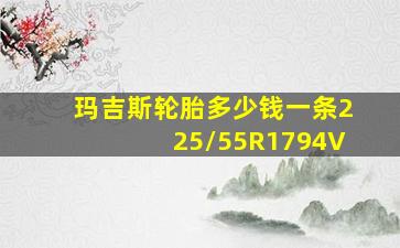 玛吉斯轮胎多少钱一条225/55R1794V