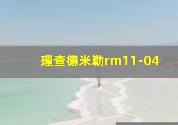 理查德米勒rm11-04