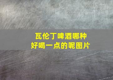 瓦伦丁啤酒哪种好喝一点的呢图片