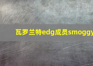 瓦罗兰特edg成员smoggy