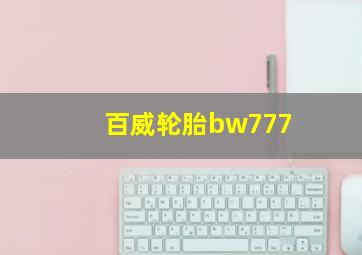 百威轮胎bw777