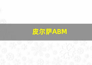 皮尔萨ABM