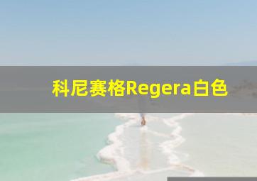 科尼赛格Regera白色