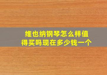 维也纳钢琴怎么样值得买吗现在多少钱一个