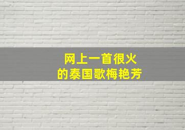 网上一首很火的泰国歌梅艳芳