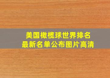 美国橄榄球世界排名最新名单公布图片高清