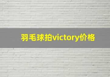 羽毛球拍victory价格