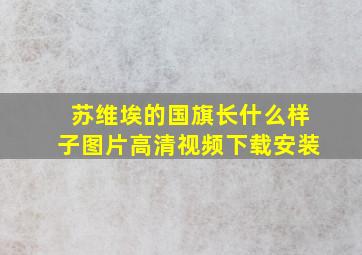 苏维埃的国旗长什么样子图片高清视频下载安装