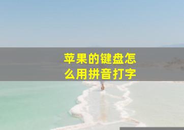 苹果的键盘怎么用拼音打字