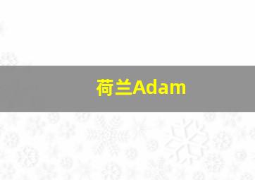 荷兰Adam